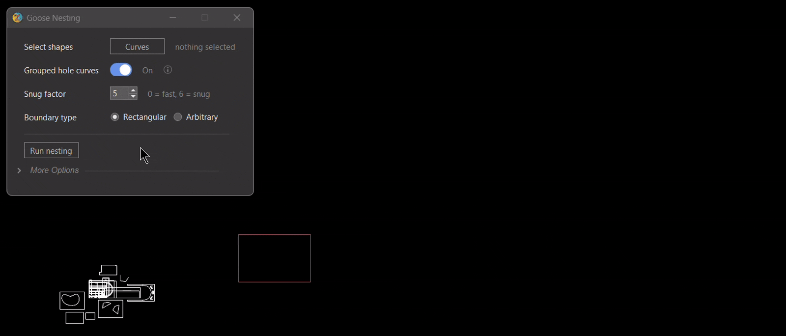 Goose nesting plugin demo